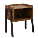 &Ouml;&ouml;laud rustikaalne &auml;rkli riiul puidust pruun magamistuba