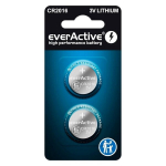 Kaamera laadija everActive patarei Lithium batteries mini CR2016 blister 2tk