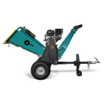 Oksapurustaja GT150 150 mm 15 hj 9,1 kW Loncin mootor, mobiilne, haagisele kinnitatav