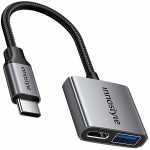 INNOSTYLE USB-C USB OTG USB-A ADAPTER M&Auml;LUM&Auml;LUKAABEL LAADIMISEKS