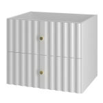 Vannitoakapp, rippuv, valge AQUA 60 x 46 x 50 cm