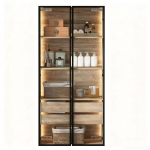 Keskmise suurusega vannitoakapp valgustusega, 73 cm