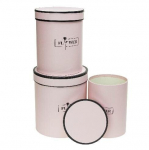 Lillekast 3tk roosa ROZETTE