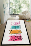 Asir kilimas Baby Cats 80x200 cm