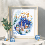 Tikkimiskomplekt Magic Needle "Christmas Bauble" 70-37