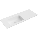 Kraanikauss Mexen Otis, Left, 121 x 46,5 cm, White matt