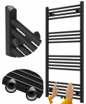 Vannitoa radiaator redelradiaator Granitan Raven 120x60cm must