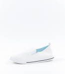 Naiste slip-on vabaajajalan&otilde;ud 172050 01, valge/must