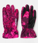 Huppa S&otilde;rmkindad KERAN, bordoo mustriga 3, burgundy pattern