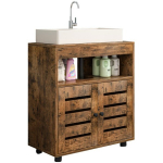 Vannitoakapp riiulite ja uksega 60 cm.