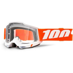 Motokrossi prillid 100% Accuri 2, valged/oranžid