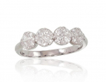 Punasest kullast s&otilde;rmus briljandiga Diamond Sky "Joanna", proov 585
