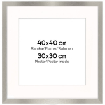 HEN PASS S 40x40 cm h&otilde;bedane fotoraam passepartoutiga (30x30 cm)