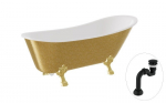 Vann Besco Olaya Glam 160, Gold+Gold, sifooniga Klik-klak Black