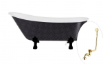 Vann Besco Olaya Glam 160, Graphite+Black, sifooniga &uuml;levooluga Klik-klak Gold