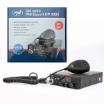 CB raadiosaatja HP 8024 Escort koos reguleeritava ASQ ja 12V&ndash;24V toitega