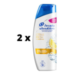 &Scaron;ampoon HEAD & SHOULDERS Citrus, 400 ml x 2 tk. pakett