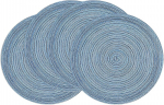 &Uuml;mmargused sinised laualinikud 38 cm, 4 tk