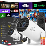 Projektor Kaasaskantav LED-projektor Android TV, WiFi, Full HD, 4K toega ja k&otilde;lariga