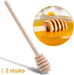 Puidust meelusikakomplekt, 2 tk, spiraalmuster, 16 cm