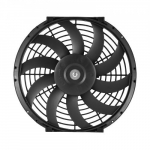 P&ouml;&ouml;ningu v&auml;ljat&otilde;mbeventilaator, 34x7 cm, must, p&auml;ikeseenergial ventilatsioon