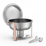 Chafing Dish Buffet Set, 5 Qt 4 tk, roostevaba teras, roosakuld
