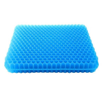 Geel-istmepadi, ergonoomiline, ortopeediline, kahekihiline k&auml;rgstruktuur, sinine