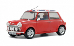 Diecast mudel Solido S1800604 Mini Cooper Sport Red & English Flag 1997 1/18