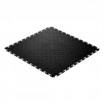 Garaaži p&otilde;randaplaadid, 51.3x51.3x0.5 cm, must, PVC