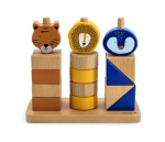 Puidust klotsid loomadega - Trixie Baby