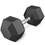 Terasest hantel HEX 1 X 22,5 kg &mdash; universaalne lahendus j&otilde;utreeninguks