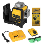 Bubello 360&deg; roheline laserlood 12 joonega, 12 V