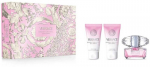 Versace Bright Crystal naistele m&otilde;eldud kingikomplekt EDT 50 ml + du&scaron;igeel 50 ml + keha losjoon 50 ml