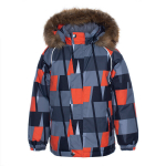 Huppa Poiste talvejope MARINEL, black pattern, 98