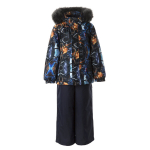 Huppa Poiste talvekomplekt DANTE 1, multicolor pattern/ navy