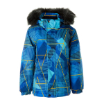 Huppa Poiste talvejope ANTE, blue pattern