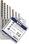 BOHRCRAFT haamripuuriterad SDS-plus QX-4, 7 tk.