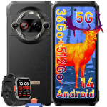 Telefon Blackview BL9000 Pro + W60 5G (12+24)GB+512GB 6.78" 120Hz 50MP Android 14 NFC Must