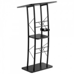 Poodiumialus, 59.5x40x118 cm, must, metall