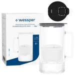 Wessper D4 BOROSILICATE MINI klaasfiltri kann LED-loendur + filter
