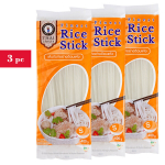 Riisinuudlid, Finest Rice Stick, Thai Dancer, 3x400g, S 1mm