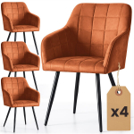 4 tooli komplekt Akord Luxano, oranž
