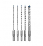 Puuride komplekt Bosch 2608900198; 6/6/8/8/10 mm; SDS-plus; 5 tk.