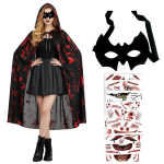 Halloweeni vampiiri Dracula kost&uuml;&uuml;m Moerstar 150 cm, 150 cm