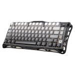 GravaStar Mercury K1 75% juhtmeta mehaaniline m&auml;nguklaviatuur, alumiiniumisulamist konstruktsioon, hermeetiline tihendiga kinnitus, kompaktne selektiivne klaviatuur, hot-swap-tugi, lineaarsed l&uuml;litid, RGB-taustvalgustus &ndash; gradient j