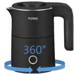 Reisiveekeetja 0,5 l 1000 W, vaikne, Kelioninis elektrinis virdulys 0,5 l 1000 W, tylus