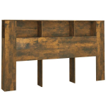 vidaXL peatsi kapp, suitsutatud tamm, 180 x 18,5 x 104,5 cm