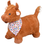 T&auml;ispuhutav pl&uuml;&uuml;sist h&uuml;ppav pull koos pumbaga, pruun