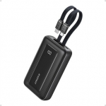 Anker 10000mAh v&auml;line akupank A1680G11 koos integreeritud USB‑C ja Lightning kaablitega