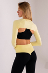 Bolero FLEX SLEEVE Flexit Giulia, v&auml;rv lemon grass